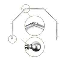 Load image into Gallery viewer, Jordana 13/16" 5-Sided Bay Curtain Rod