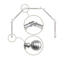 Load image into Gallery viewer, Poise 13/16" 5-Sided Bay Curtain Rod