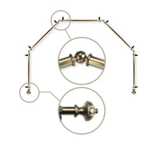 Load image into Gallery viewer, Sierra 13/16" 5-Sided Bay Curtain Rod