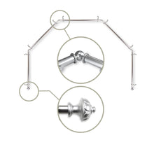 Load image into Gallery viewer, Sierra 13/16" 5-Sided Bay Curtain Rod