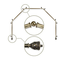 Load image into Gallery viewer, Arielle 13/16" 5-Sided Bay Curtain Rod