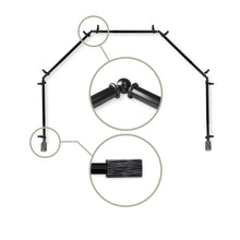 Load image into Gallery viewer, Alder 13/16" 5-Sided Bay Curtain Rod