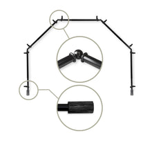 Load image into Gallery viewer, Cedar 13/16" 5-Sided Bay Curtain Rod