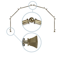 Load image into Gallery viewer, Trumpet 13/16" 6-Sided Bay Curtain Rod