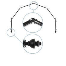 Load image into Gallery viewer, Dynasty 13/16" 6-Sided Bay Curtain Rod