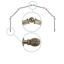 Load image into Gallery viewer, Forest 13/16" 6-Sided Bay Curtain Rod