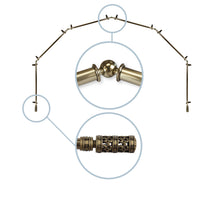Load image into Gallery viewer, Whirl 13/16" 6-Sided Bay Curtain Rod