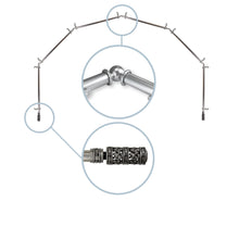 Load image into Gallery viewer, Whirl 13/16" 6-Sided Bay Curtain Rod