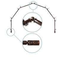 Load image into Gallery viewer, Whirl 13/16" 6-Sided Bay Curtain Rod