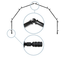 Load image into Gallery viewer, Dollop 13/16" 6-Sided Bay Curtain Rod