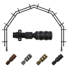 Load image into Gallery viewer, Dollop 13/16" 6-Sided Double Bay Curtain Rod