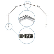 Load image into Gallery viewer, Dollop 13/16" 6-Sided Bay Curtain Rod