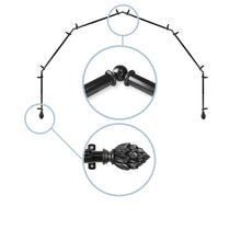 Load image into Gallery viewer, Ember 13/16" 6-Sided Bay Curtain Rod