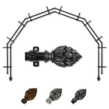 Load image into Gallery viewer, Ember 13/16" 6-Sided Double Bay Curtain Rod
