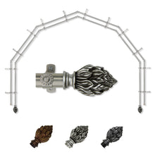 Load image into Gallery viewer, Ember 13/16" 6-Sided Double Bay Curtain Rod