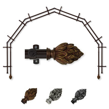 Load image into Gallery viewer, Ember 13/16" 6-Sided Double Bay Curtain Rod