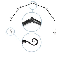 Load image into Gallery viewer, Curl 13/16" 6-Sided Bay Curtain Rod