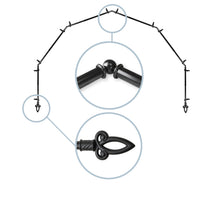 Load image into Gallery viewer, Spire 13/16" 6-Sided Bay Curtain Rod
