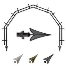 Load image into Gallery viewer, Alpha 13/16" 6-Sided Double Bay Curtain Rod