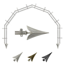 Load image into Gallery viewer, Alpha 13/16" 6-Sided Double Bay Curtain Rod