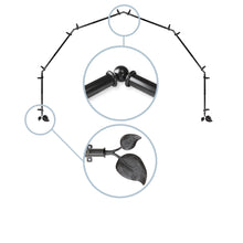 Load image into Gallery viewer, lvy 13/16" 6-Sided Bay Curtain Rod