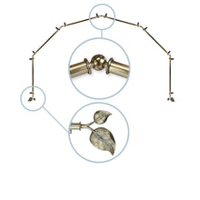 Load image into Gallery viewer, lvy 13/16" 6-Sided Bay Curtain Rod