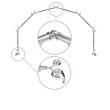 Load image into Gallery viewer, lvy 13/16" 6-Sided Bay Curtain Rod