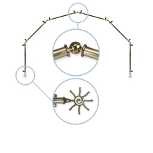 Load image into Gallery viewer, Sun 13/16" 6-Sided Bay Curtain Rod