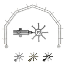 Load image into Gallery viewer, Sun 13/16" 6-Sided Double Bay Curtain Rod