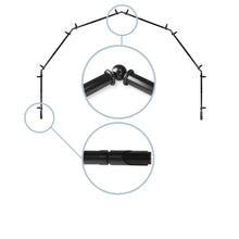 Load image into Gallery viewer, Bolt 13/16" 6-Sided Bay Curtain Rod