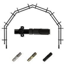 Load image into Gallery viewer, Bolt 13/16" 6-Sided Double Bay Curtain Rod