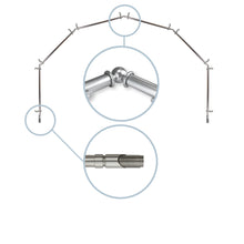 Load image into Gallery viewer, Bolt 13/16" 6-Sided Bay Curtain Rod