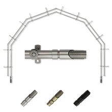 Load image into Gallery viewer, Bolt 13/16" 6-Sided Double Bay Curtain Rod