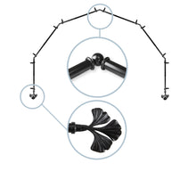 Load image into Gallery viewer, Fortune 13/16" 6-Sided Bay Curtain Rod