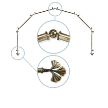 Load image into Gallery viewer, Fortune 13/16" 6-Sided Bay Curtain Rod