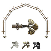 Load image into Gallery viewer, Fortune 13/16" 6-Sided Double Bay Curtain Rod