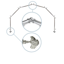 Load image into Gallery viewer, Fortune 13/16" 6-Sided Bay Curtain Rod