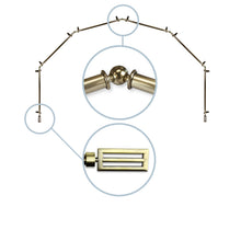 Load image into Gallery viewer, Sterling 13/16" 6-Sided Bay Curtain Rod