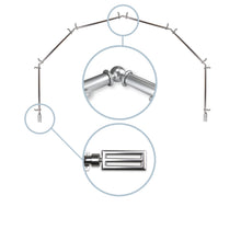 Load image into Gallery viewer, Sterling 13/16" 6-Sided Bay Curtain Rod