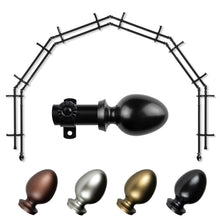 Load image into Gallery viewer, Emeka 13/16" 6-Sided Double Bay Curtain Rod