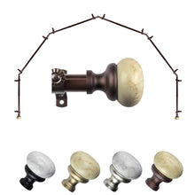 Load image into Gallery viewer, Merlyn 13/16" 6-Sided Bay Curtain Rod