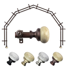 Load image into Gallery viewer, Merlyn 13/16" 6-Sided Double Bay Curtain Rod