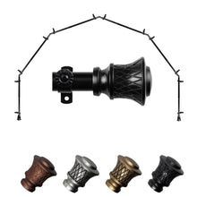 Load image into Gallery viewer, Lennart 13/16" 6-Sided Bay Curtain Rod