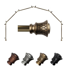 Load image into Gallery viewer, Lennart 13/16" 6-Sided Bay Curtain Rod