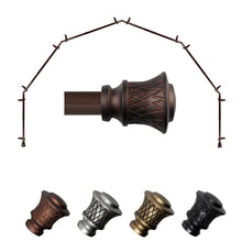 Load image into Gallery viewer, Lennart 13/16" 6-Sided Bay Curtain Rod