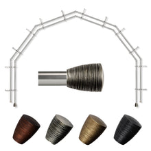 Load image into Gallery viewer, Tarzan 13/16" 6-Sided Double Bay Curtain Rod