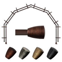 Load image into Gallery viewer, Tarzan 13/16" 6-Sided Double Bay Curtain Rod