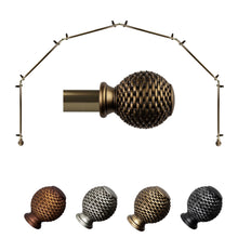 Load image into Gallery viewer, Ozana 13/16" 6-Sided Bay Curtain Rod