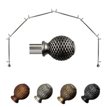 Load image into Gallery viewer, Ozana 13/16" 6-Sided Bay Curtain Rod