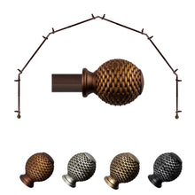 Load image into Gallery viewer, Ozana 13/16" 6-Sided Bay Curtain Rod